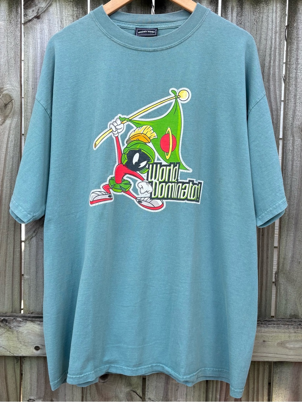 Vintage Looney Tunes Marvin the Martian World Dominator T Shirt